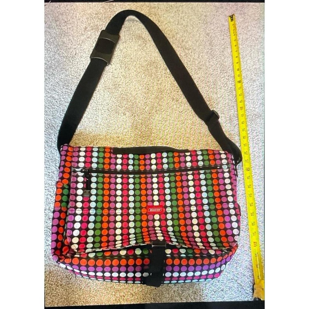 Dickies Shoulder Bag Travel Tote Purse Satchel Computer School Polka Dots s1